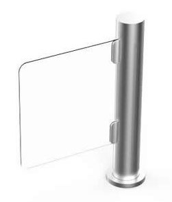 Optical Glass Swing Gate